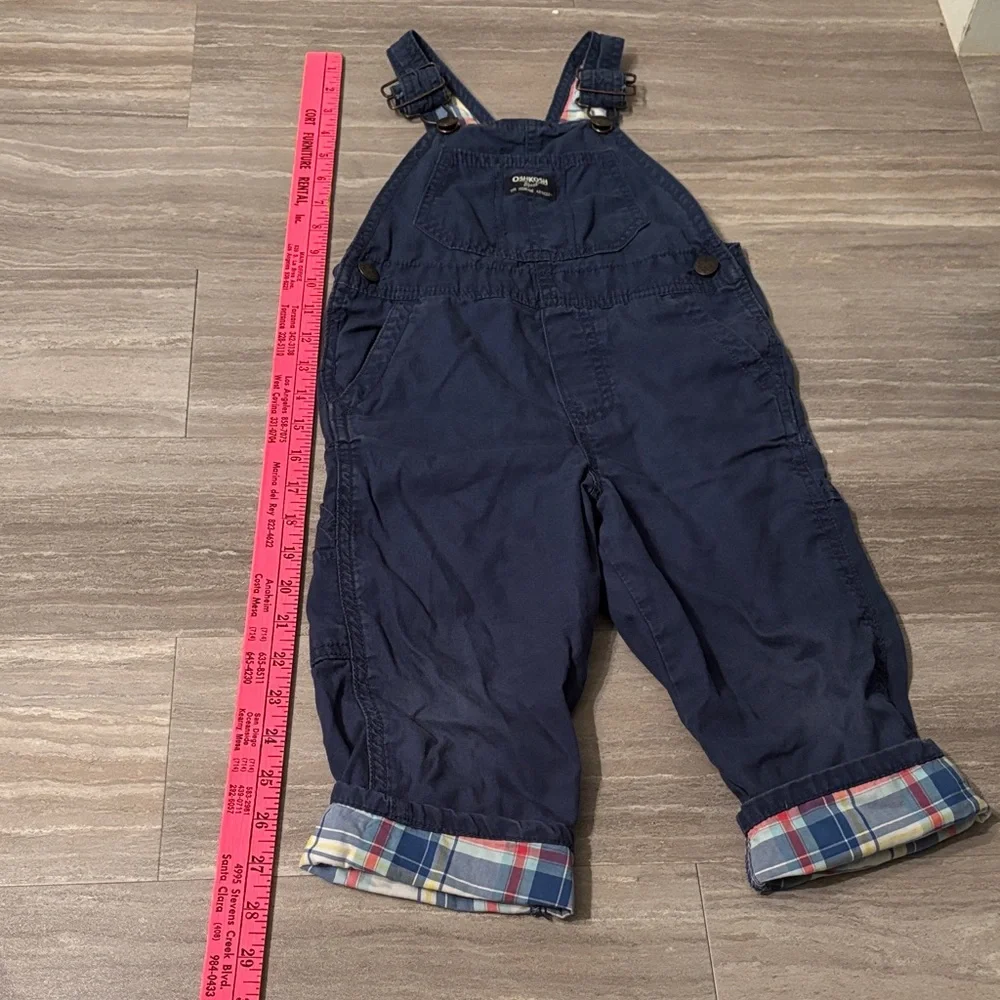 OshKosh B'gosh Dark Blue Kids Overalls